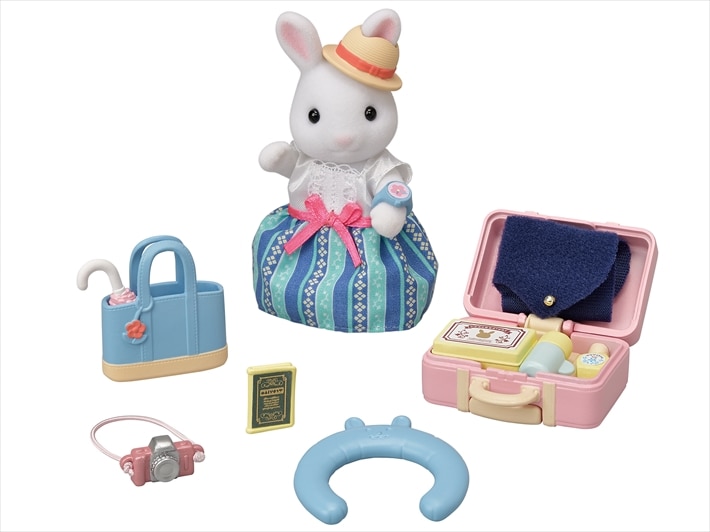 La maman Lapin Neige et sa valise de weekend