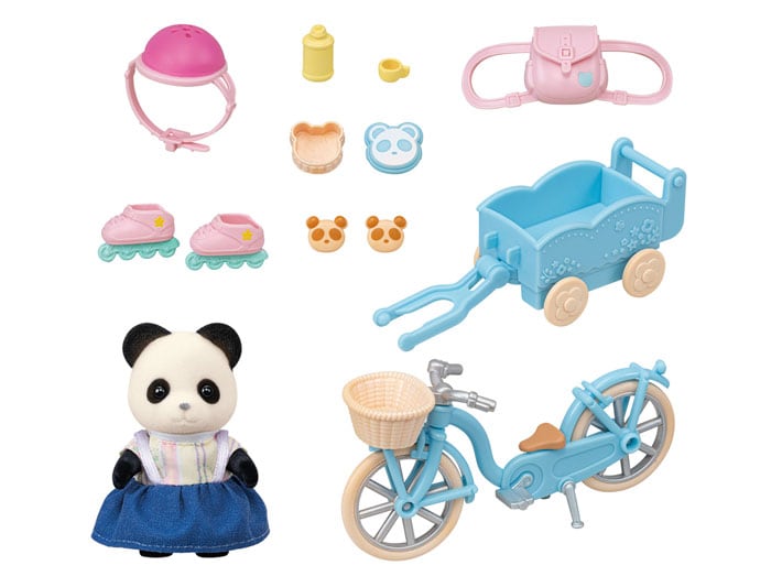 Fahrrad und Rollschuhe Spielset mit Figur - 7