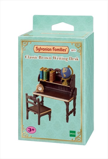 Classic Brown Writing Desk - 2