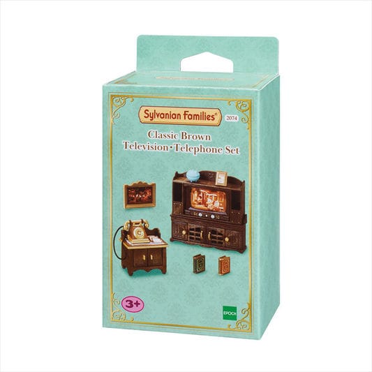 Classic Brown Television・Telephone Set - 2