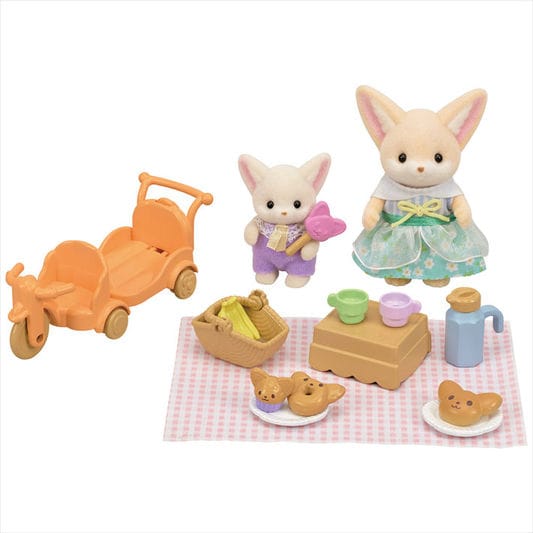 Sunny Picnic Set -Fennec Fox Sister & Baby – - 4