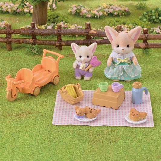 Set Picnic al sole – Sorella e Bebè Volpe Fennec - 4