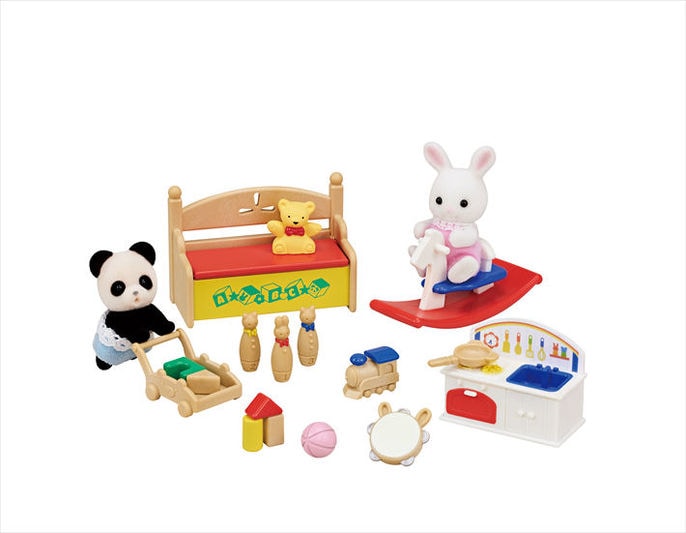 Coffret Le coffre à jouets des bébés SYLVANIAN FAMILIES : le