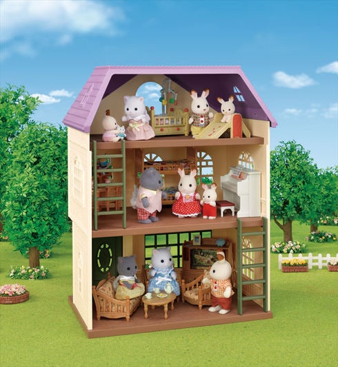 Sylvanian families town shop house