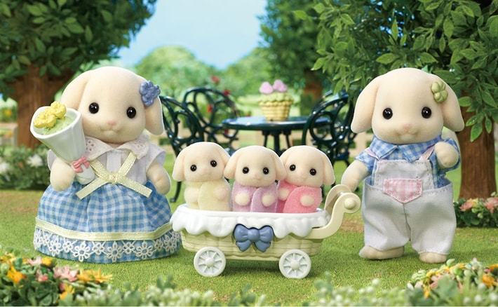 Flora Rabbit Family - 10