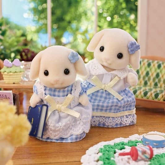 Sylvanian Families - Le Frère et la Soeur Lapin Bélier