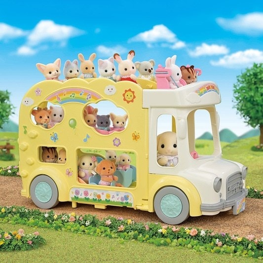 Rainbow Fun Nursery Bus - 15