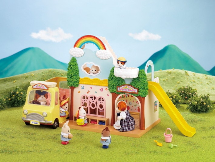 Sylvanian families - Bus crèche a deux etages Sylvanian