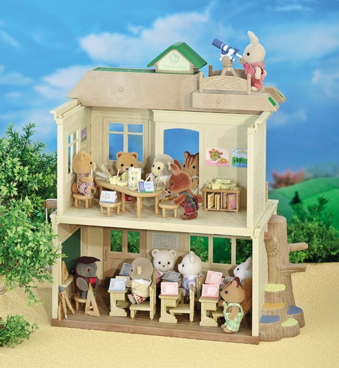 Sylvanian families shop school house