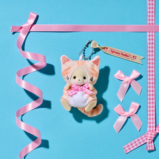 シルバニアファミリーキーチェーン<br/>フェネックの男の子<br/>-ネココスチューム- - 5