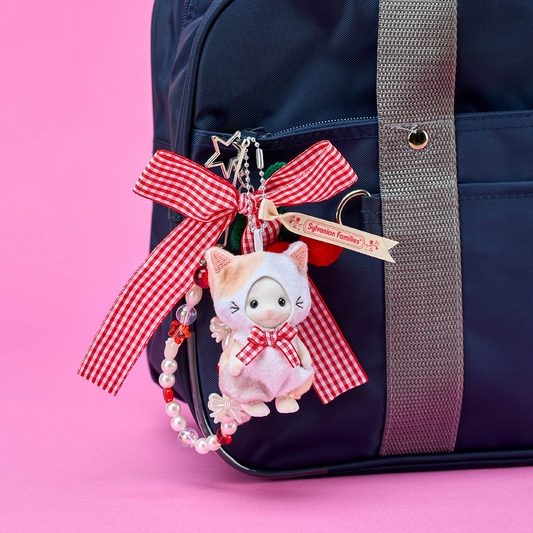 シルバニアファミリーキーチェーン<br/>ラテネコの男の子<br/>-ネココスチューム- - 6