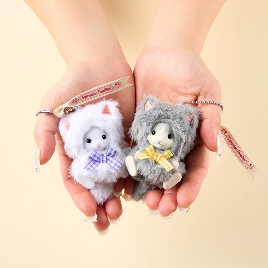 シルバニアファミリーキーチェーン<br/>ペルシャネコの女の子<br/>-ネココスチューム- - 7