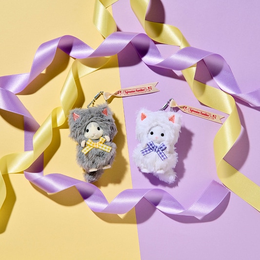 シルバニアファミリーキーチェーン<br/>ペルシャネコの女の子<br/>-ネココスチューム- - 9