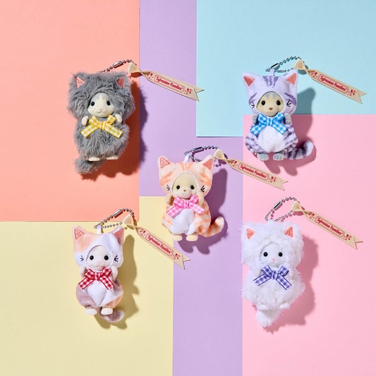 シルバニアファミリーキーチェーン<br/>ペルシャネコの女の子<br/>-ネココスチューム- - 10