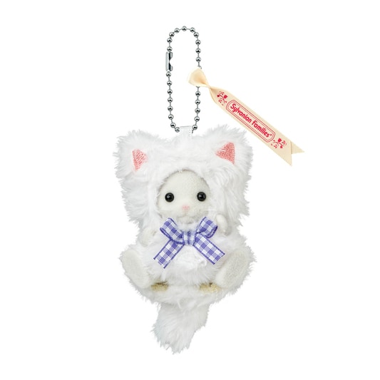 シルバニアファミリーキーチェーンペルシャネコの女の子-ネコ
