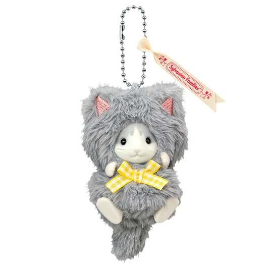 シルバニアファミリーキーチェーン<br/>カールミミネコの女の子<br/>-ネココスチューム- - 4