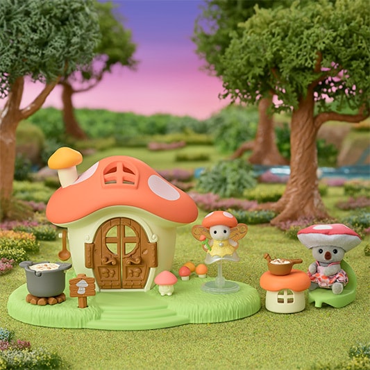 Wróżkowy Domek Grzybek z Figurkami - 3