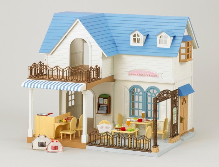 sylvanian families courtyard restaurant ebay