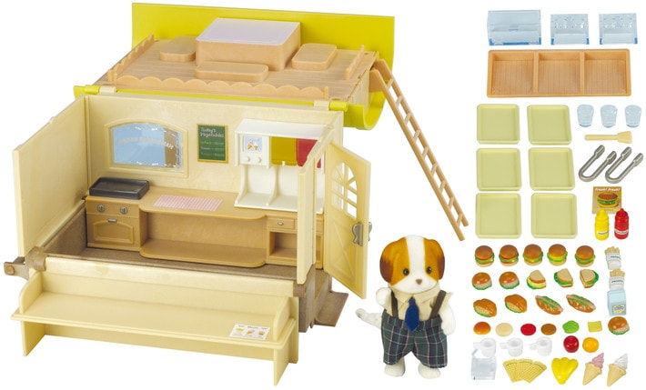 sylvanian families burger van