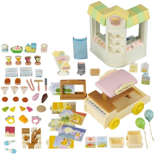 Sylvanian families waffle crepe house 2025