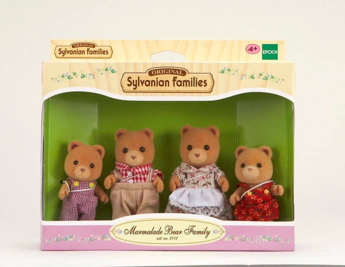 Marmalade Bear Family Sylvanian Families