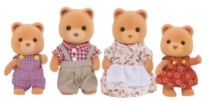Marmalade Bear Family Sylvanian Families