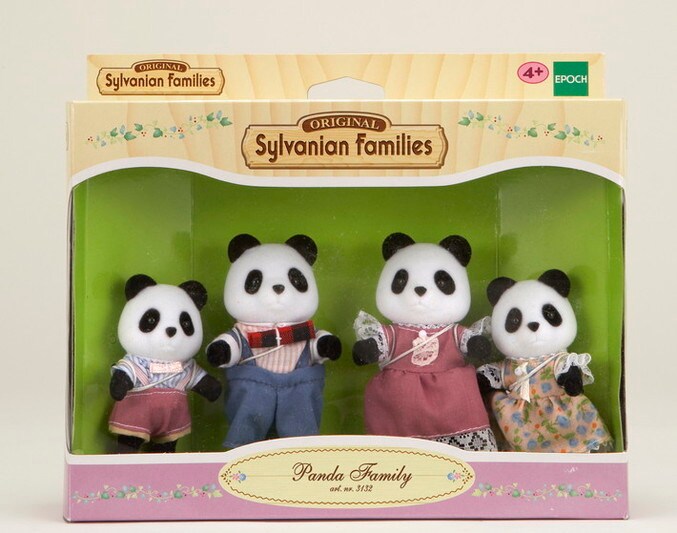 SYLVANIAN FAMILIES - La Famille Panda - 5529 - Famille 4 Figurines - Mini  Poupées - Multicolore : : Jeux et Jouets