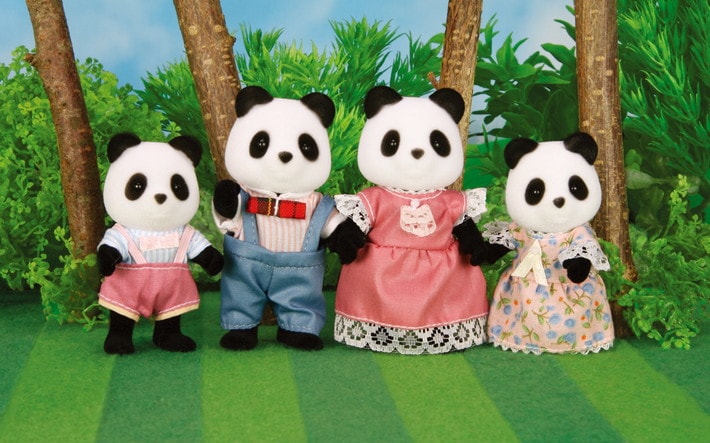 Robinson Red Panda Family - Sylvanian Families (Europe) 3152 / 4288