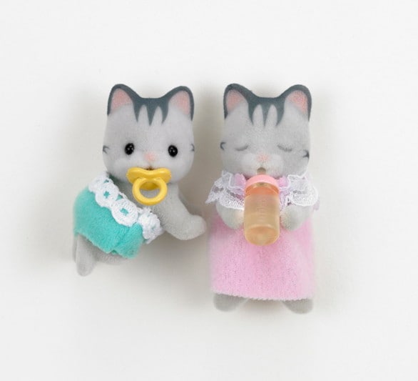 Gray Cat Twins - 3