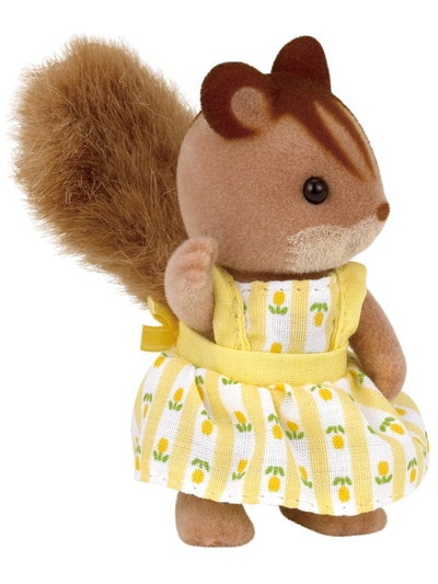 Calico Critters Sylvanian Families Walnut Squirrel Family EPOCH #4172 US Seller 