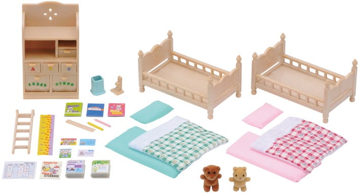 Sylvanian Families- Bed Set for Parure de lit pour Adulte, 5146, Multicolore