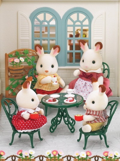Ornate Garden Table Chairs Sylvanian Families