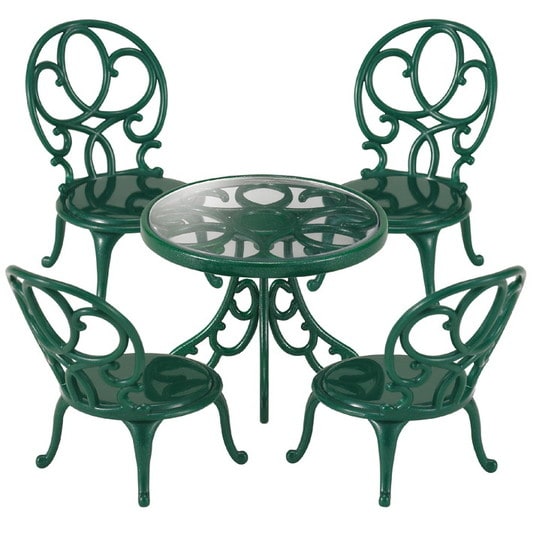 Ornate Garden Table & Chairs - 4