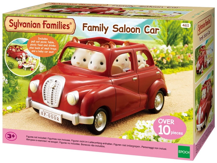 Red Family Saloon Car - 7