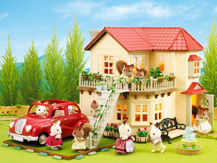 Sylvanian Families SF4611 Family Saloon Car Playset for sale online 