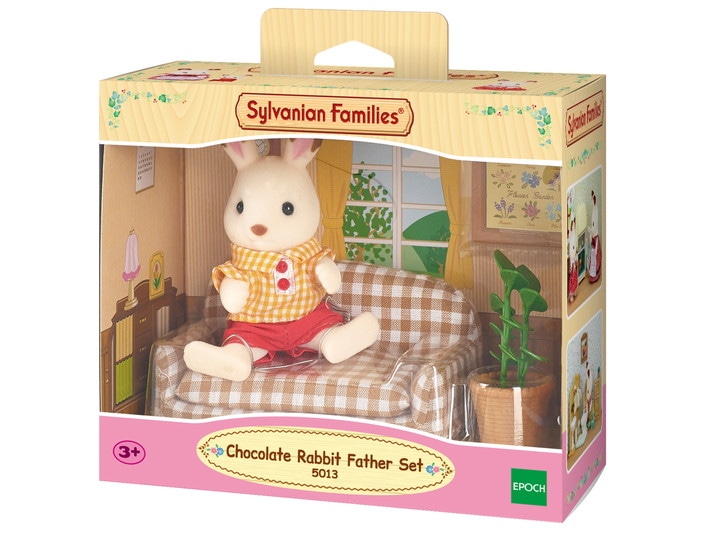 FAMILLE LAPIN CHOCOLAT SYLVANIAN