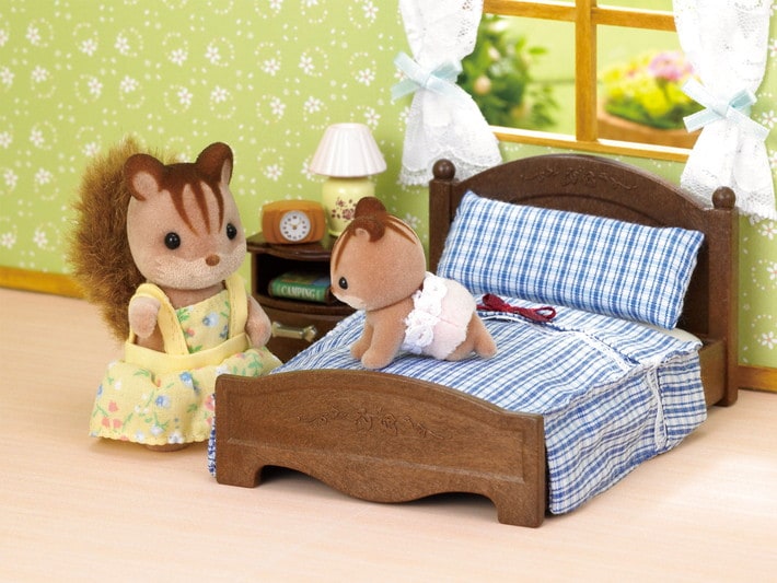 Sylvanian Families- Bed Set for Parure de lit pour Adulte, 5146, Multicolore