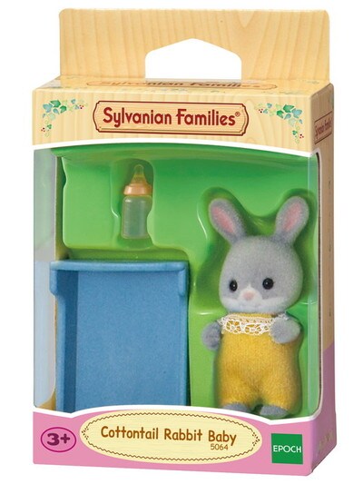 SYLVANIAN FAMILIES Cottontail Rabbit Baby Mini Muñecas y Accesorios, Epoch para Imaginar 5064 