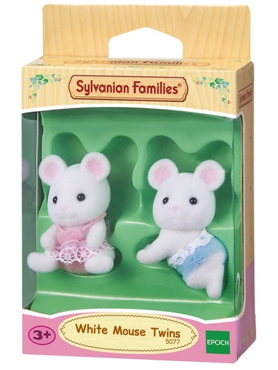 White Mouse Twin Babies - 4