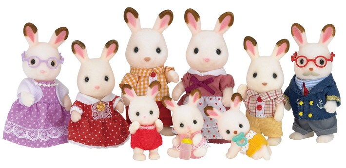 5062 Norme Multicolore Sylvanian Chocolate Rabbit Baby Families Lapin Bébé 