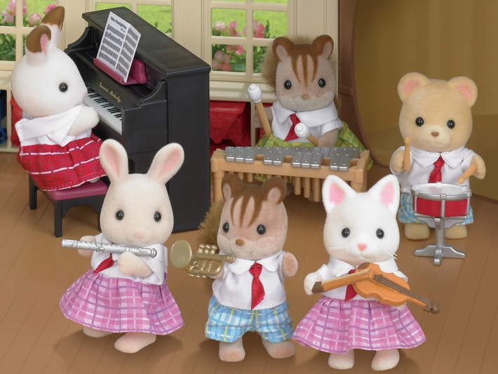 Sylvanian Families Music Lesson Nursery SPARES Toy Store Wagon Hand Bells Baby 