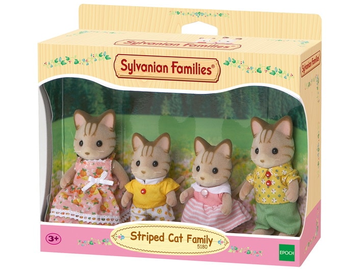 Striped Cat Family - 4