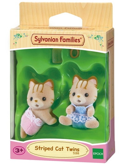Striped Cat Twins - 4