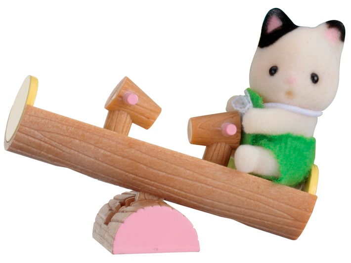 Baby Carry Case (Cat on See-saw) - 3