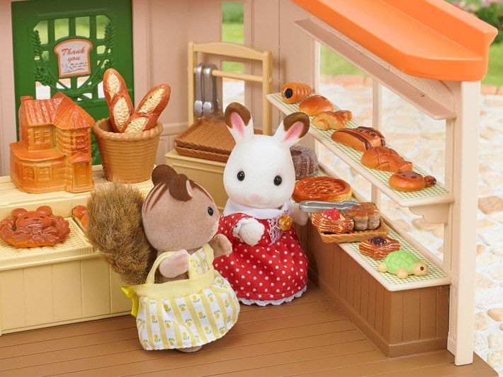 Sylvanian Families Kitchen Bakery Food SparesBread Toast and Butter 