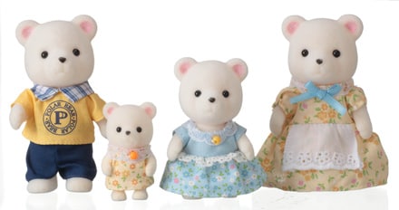 Sylvanian Families La famille chat bicolore