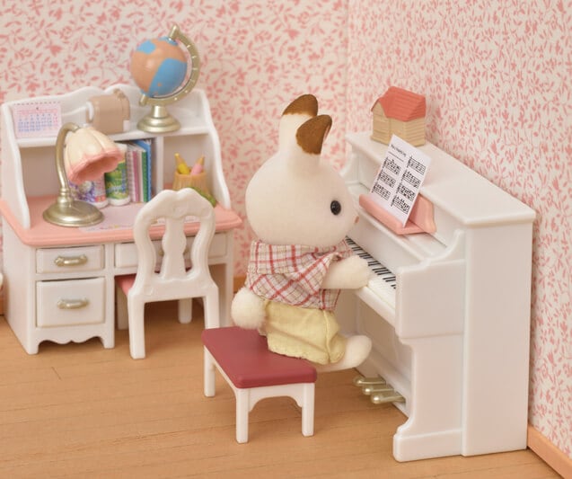 Piano Desk Set Sylvanian Families