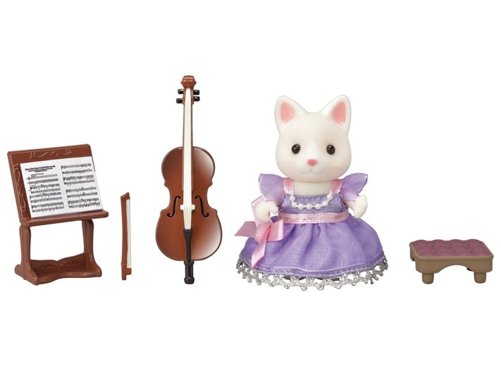 La fille chat soie violoncelliste - 7