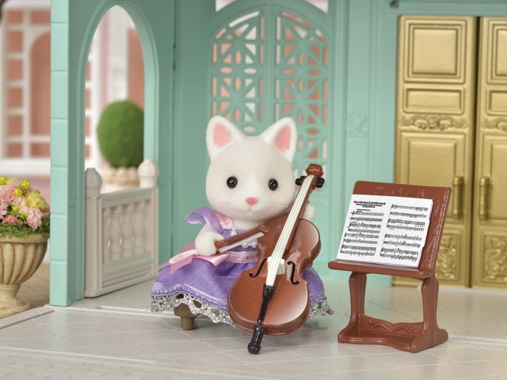 La fille chat soie violoncelliste - 7