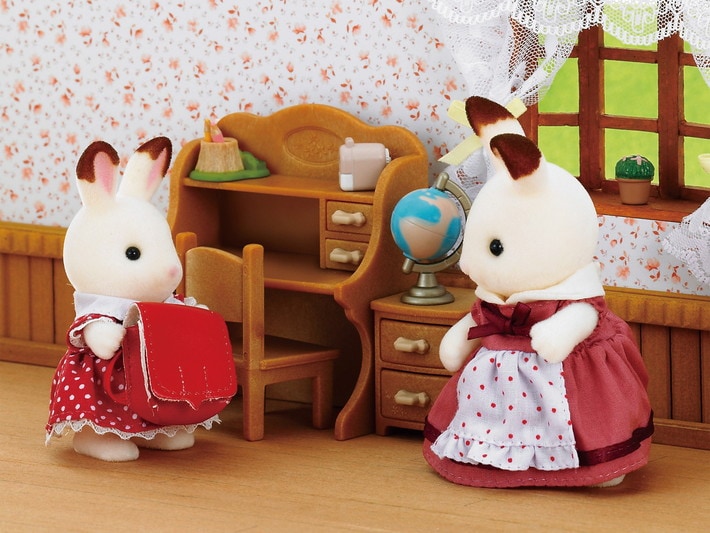 Chocolate Rabbit Sister Set (Desk) - 4